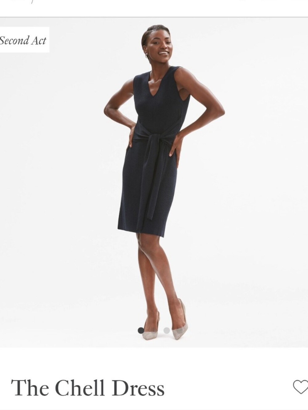 Mm Lafleur Navy Chell Dress